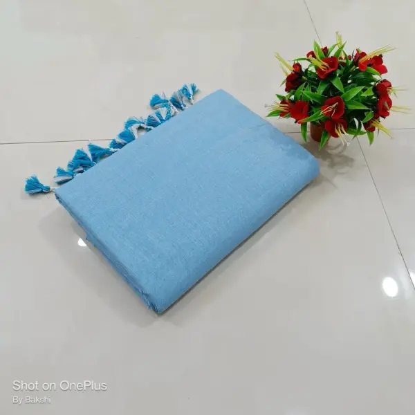 Pure khadi soft cotton saree