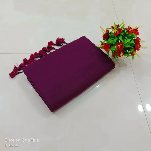 Pure khadi soft cotton saree