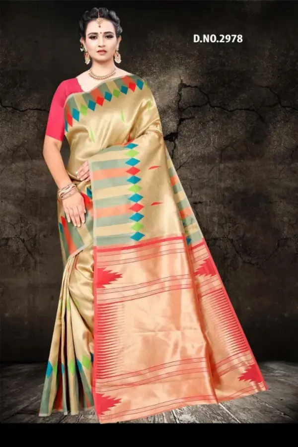 MADHAVI MAHAL  BRIDAL RAPIER FANCY SAREE