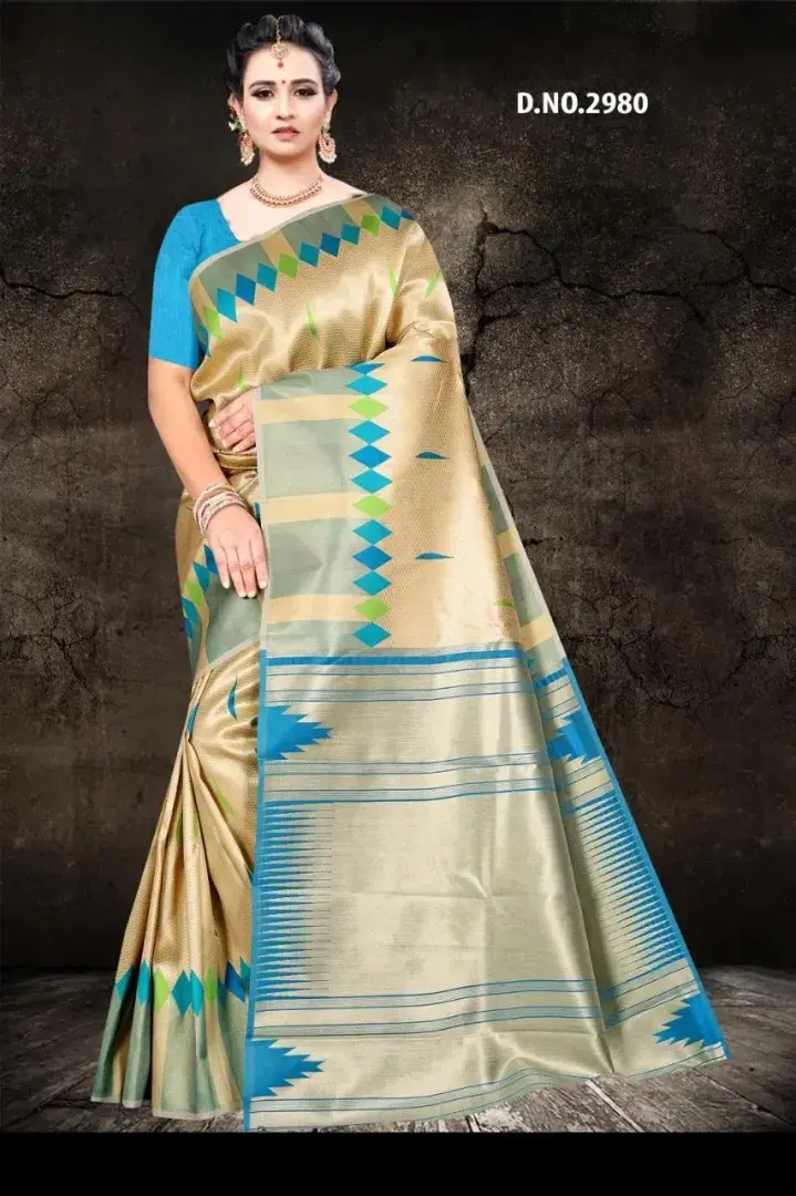 MADHAVI MAHAL  BRIDAL RAPIER FANCY SAREE
