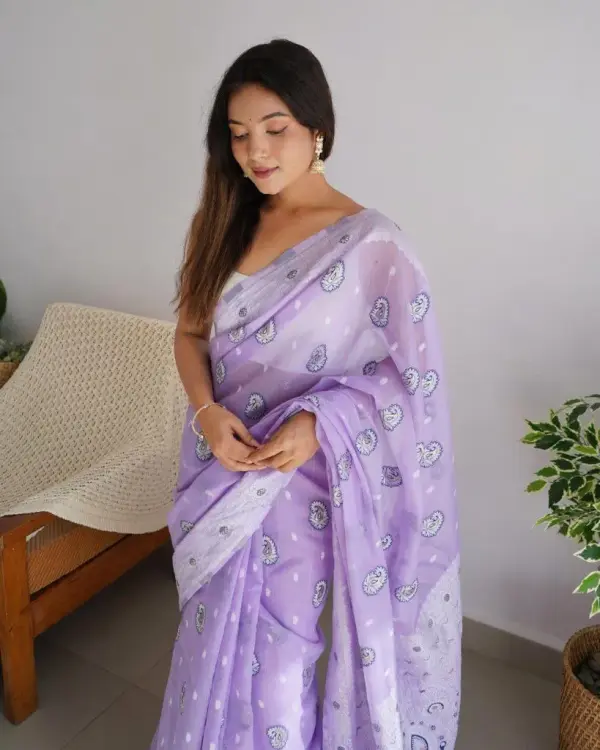Silk Cotton Saree Meena putta