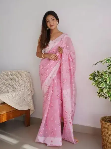 Silk Cotton Saree Meena putta