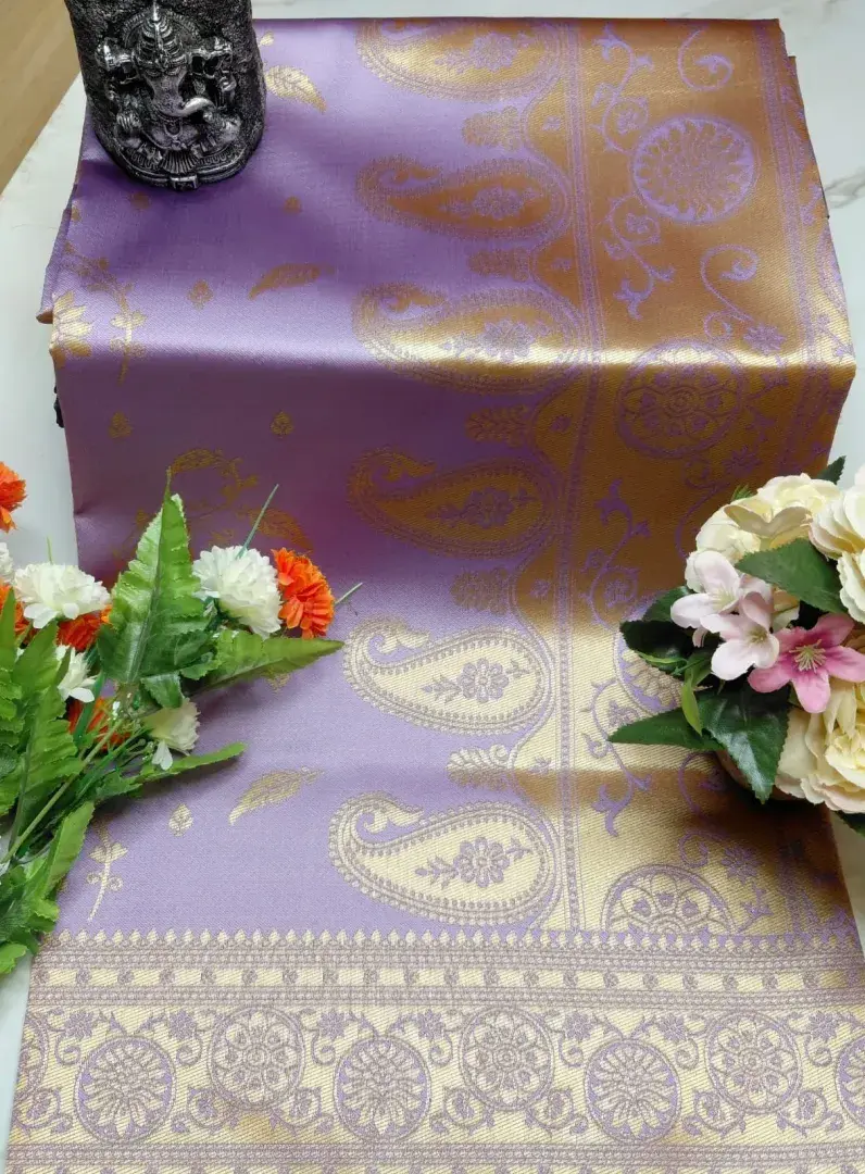 PEACOCK BANARASI SOFT SILK SAREE