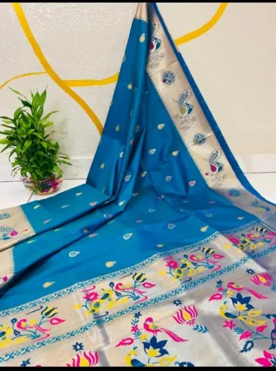 LOTUS PEACOCK SAREE