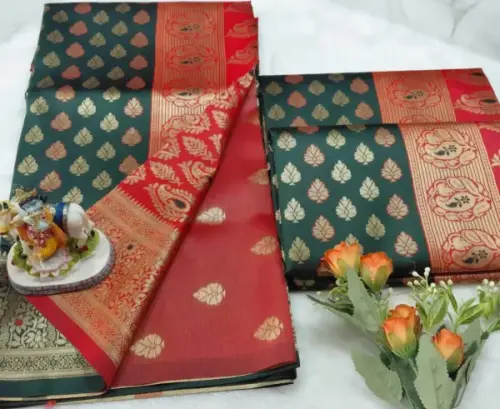 LEAF PUTTA SAREE