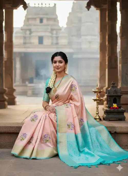 Flower Tissue Sarees