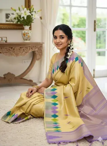 MADHAVI MAHAL  BRIDAL RAPIER FANCY SAREE - Mobile View 16