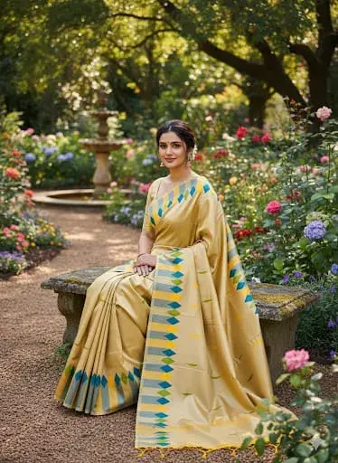 MADHAVI MAHAL  BRIDAL RAPIER FANCY SAREE - Mobile View 17