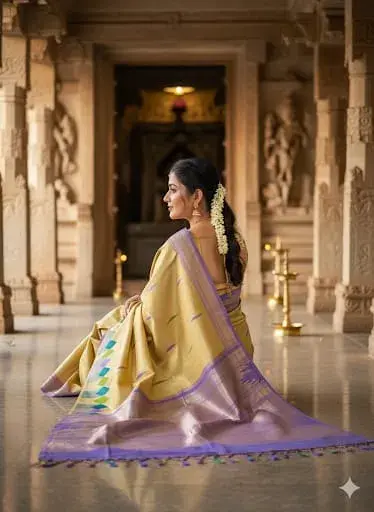MADHAVI MAHAL  BRIDAL RAPIER FANCY SAREE - Mobile View 20