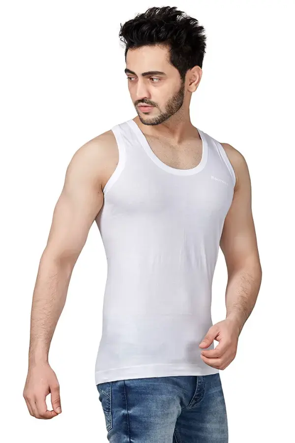 Mens Baniyan POOMEX 75 to 100 - Mobile View 1