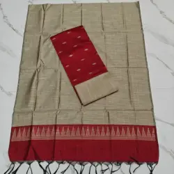 Raw Silk CHUDI SET RED