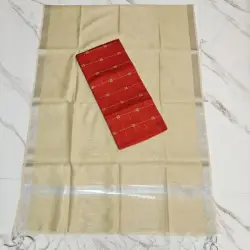 RAW SILK TOP & LIGHT YELLOW BANARSI DUPATTA