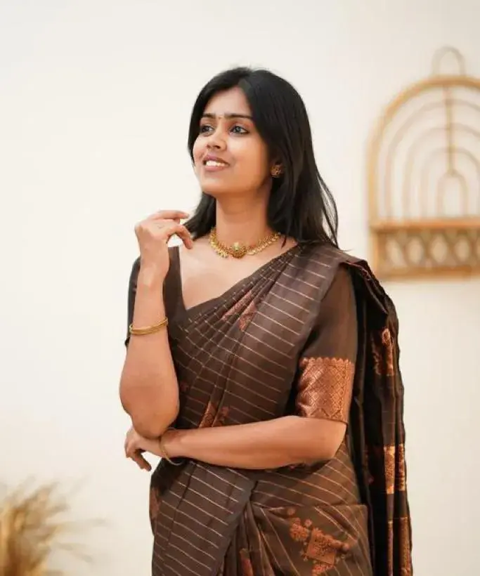 Woven Design Kanjeevaram Banarasi Silk Saree - View 6