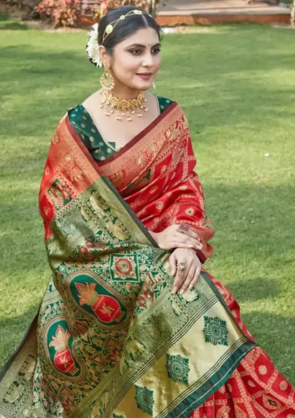 Kanjivaram Trendy Litchi Silk Jacquard Saree