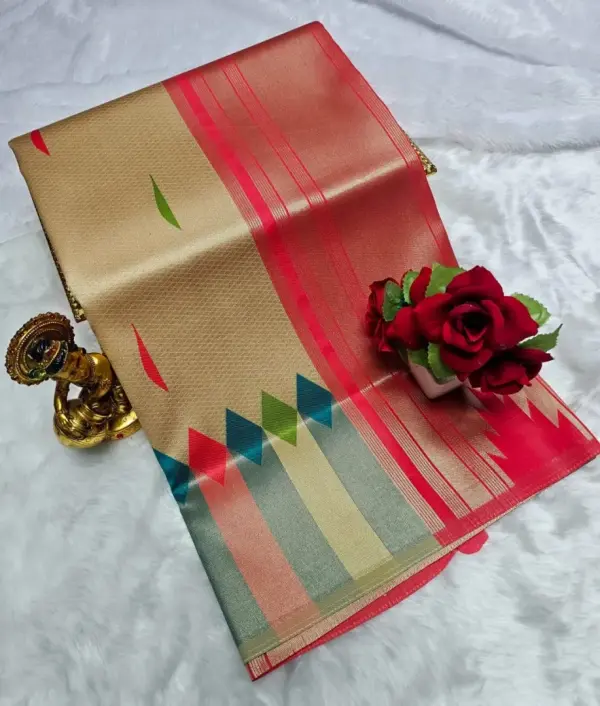 MADHAVI MAHAL  BRIDAL RAPIER FANCY SAREE