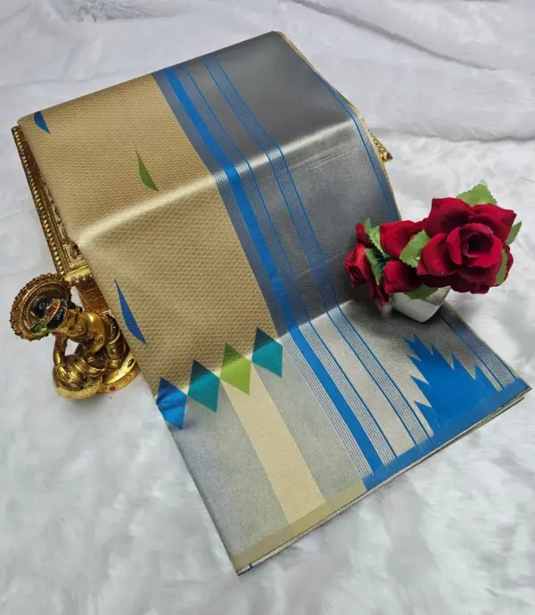 MADHAVI MAHAL  BRIDAL RAPIER FANCY SAREE