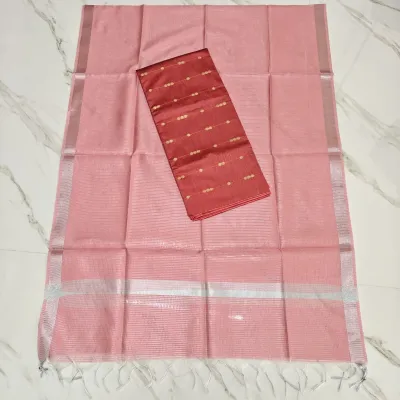 RAW SILK TOP & KANAGAMBARAM BANARASI DUPATTA