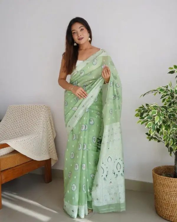 Silk Cotton Saree Meena putta